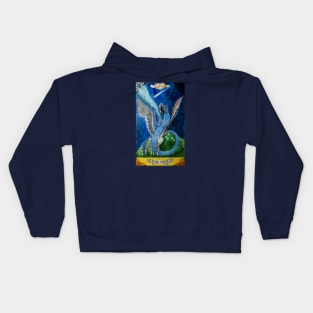 Blue Jay Dragon Tarot Card - The Star Kids Hoodie